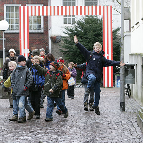 An Kinderhand durch Münster